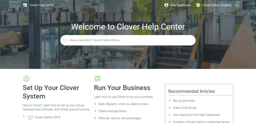 Clover Help Center