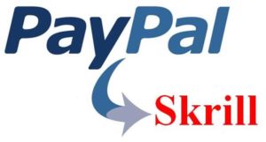 Paypal To Skrill Logo